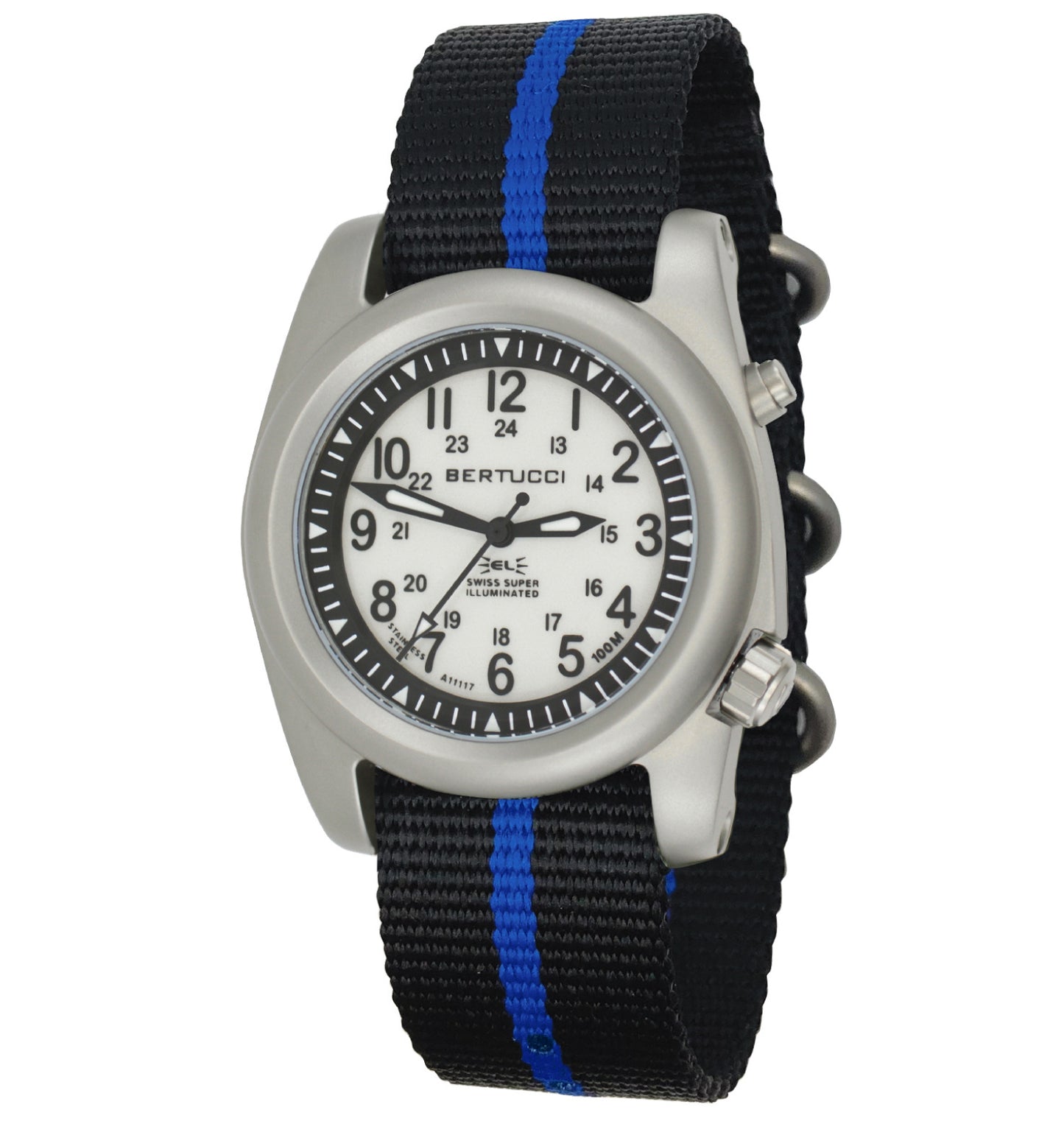 BERTUCCI 22034 A-2SEL SUPER ILLUMINATED GHOST GRAY - POLICE WATCH