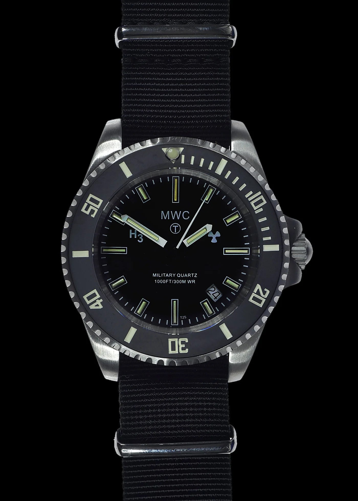 MWC DIVERS WATCH WITH TRITIUM GTLS