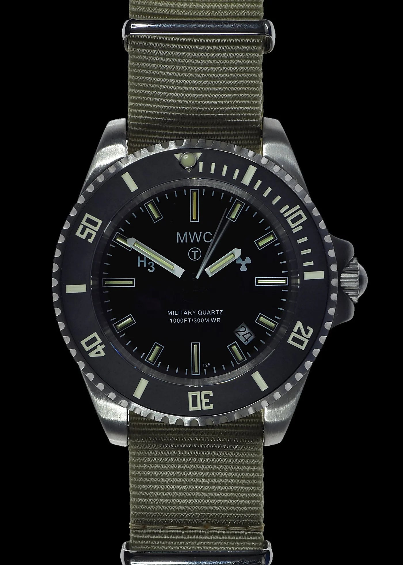 MWC DIVERS WATCH WITH TRITIUM GTLS