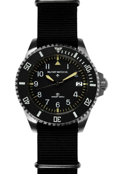 MWC 24 JEWEL DIVERS WATCH - BLACK