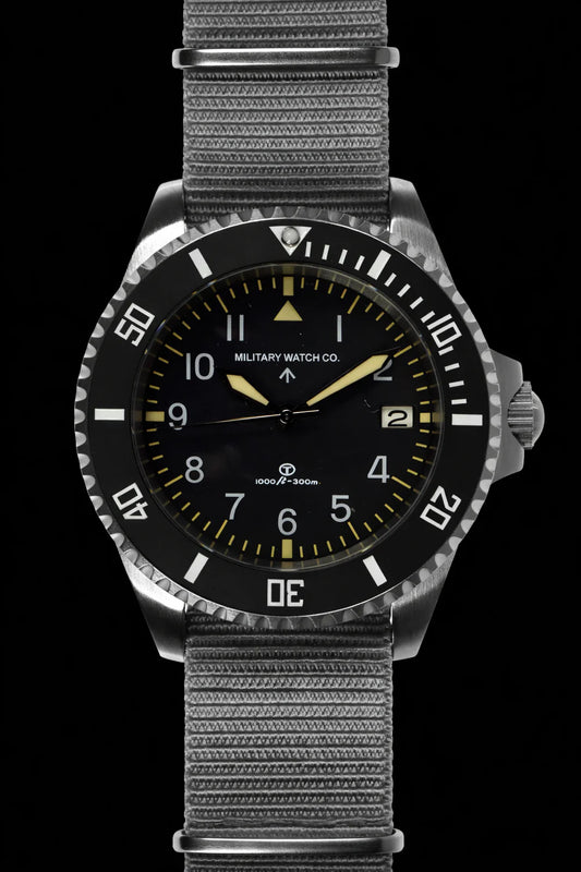 MWC 24 JEWEL DIVERS WATCH - BLACK